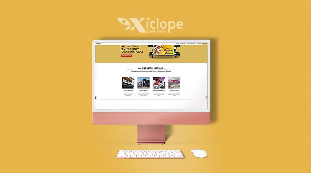 Departamento creativo de Xíclope Group: Diseño para rotulación, impresión digital, toldos y arquitectura textil y mucho más